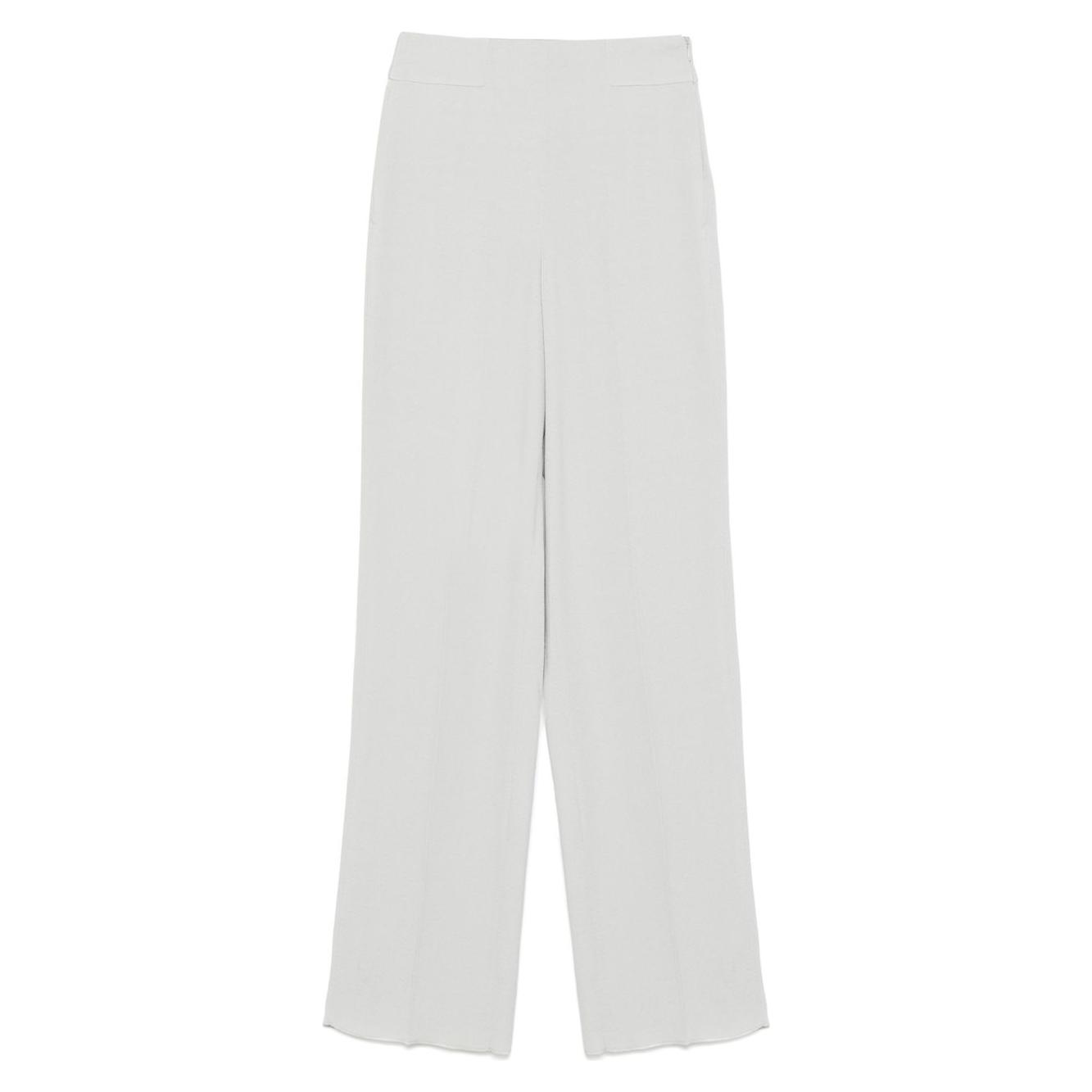 Emporio Armani herringbone-jacquard trousers Trousers Emporio Armani Light Gray