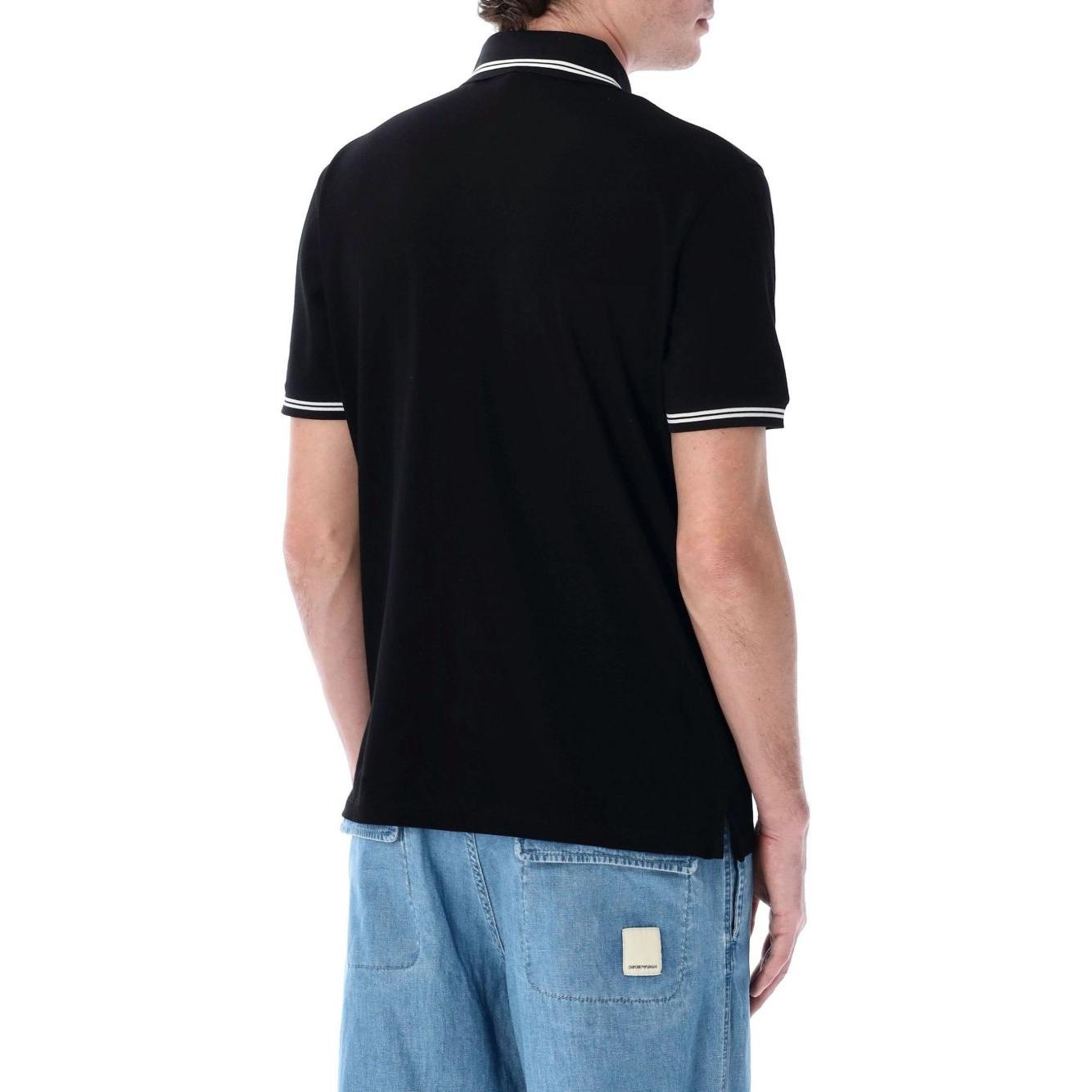 Emporio Armani Jersey polo with logo Topwear Emporio Armani Rosy Brown