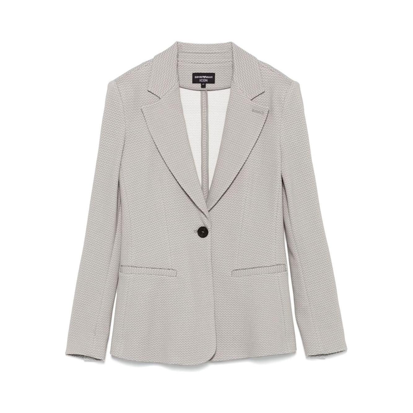 Emporio Armani Icon Blazer Jackets Emporio Armani Gray