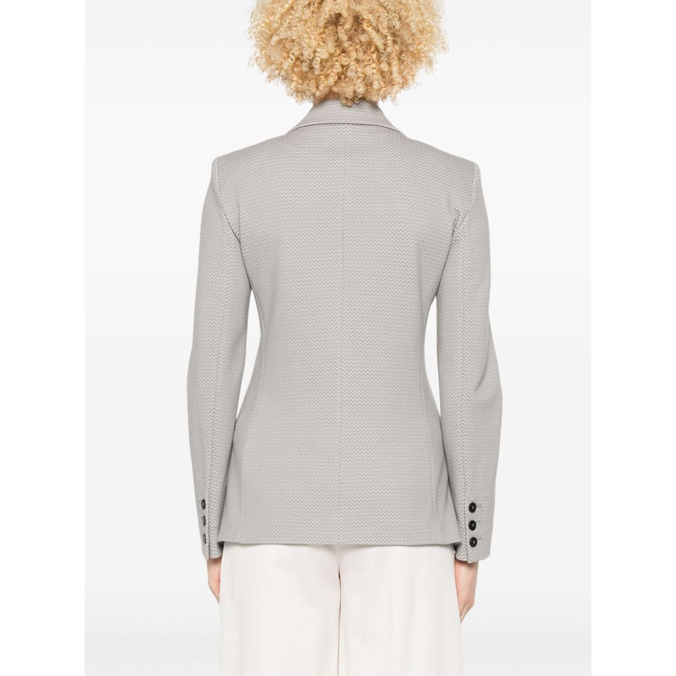 Emporio Armani Icon Blazer Jackets Emporio Armani Antique White