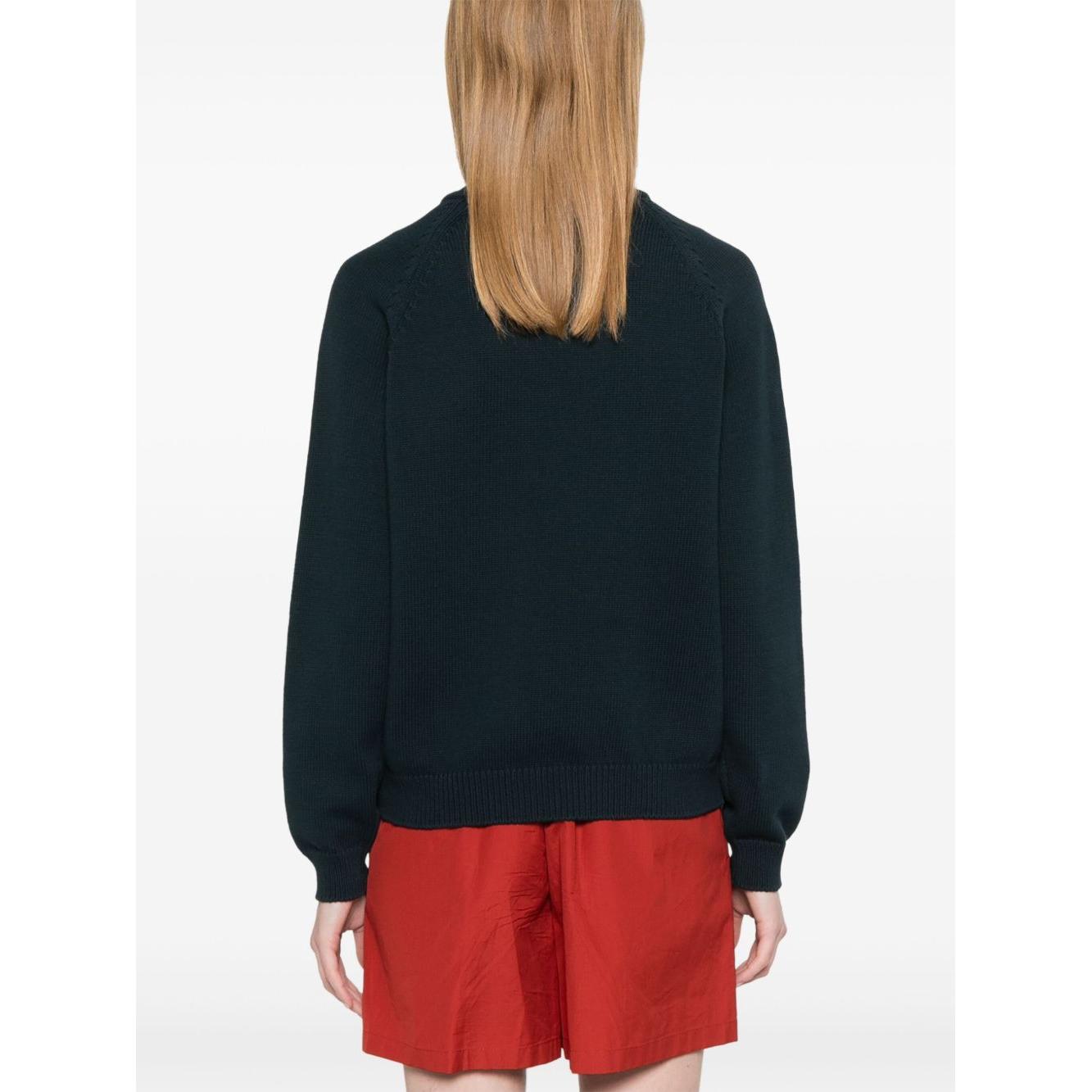Emporio Armani Sweater with maxi EA Icon logo Topwear Emporio Armani White Smoke