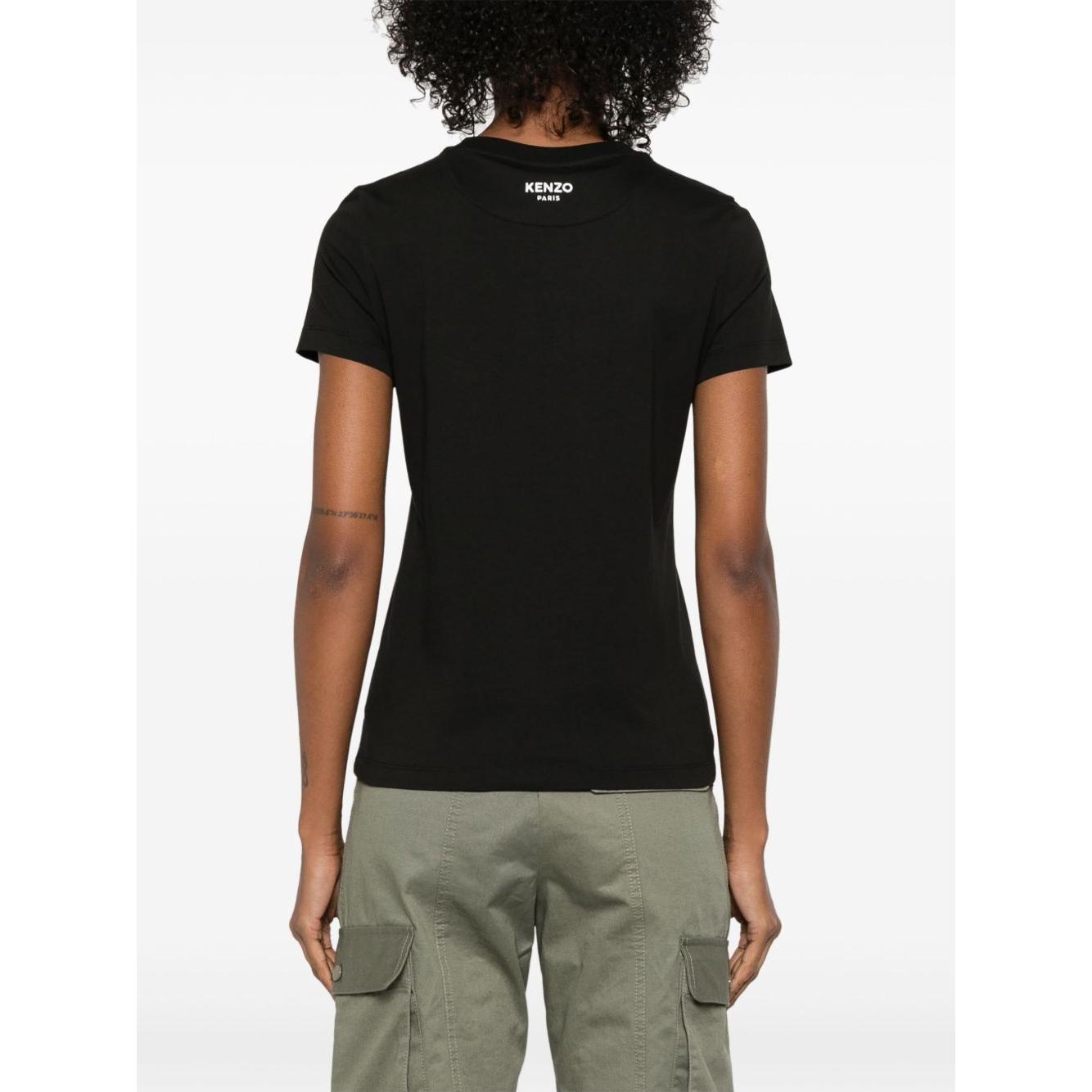 Kenzo T-shirts and Polos Black Topwear Kenzo White Smoke