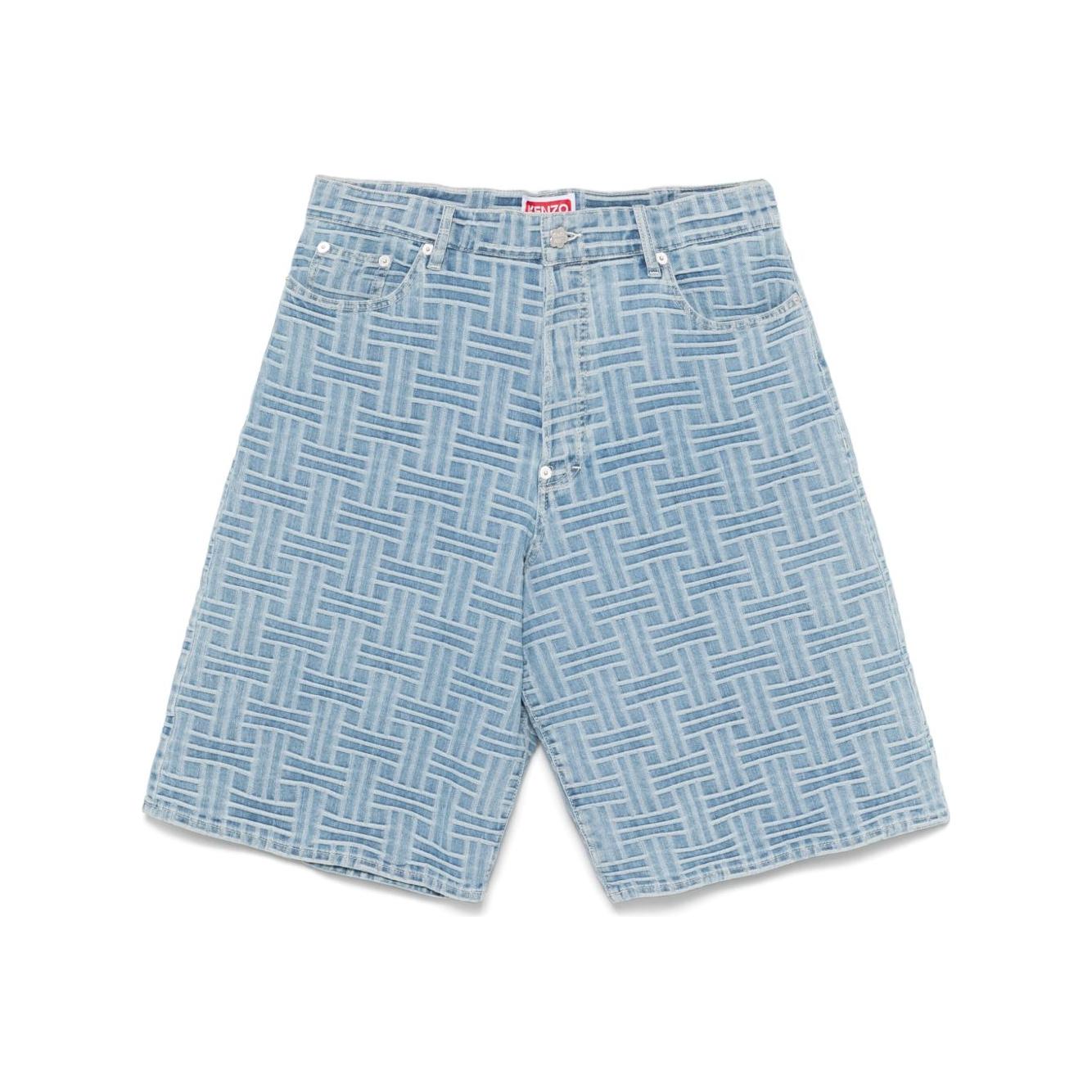 Kenzo Shorts Clear Blue Short trousers Kenzo Dark Gray