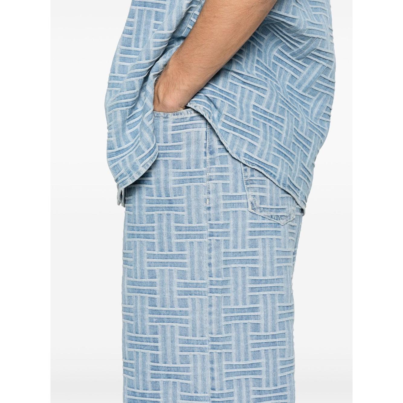 Kenzo Shorts Clear Blue Short trousers Kenzo Light Gray