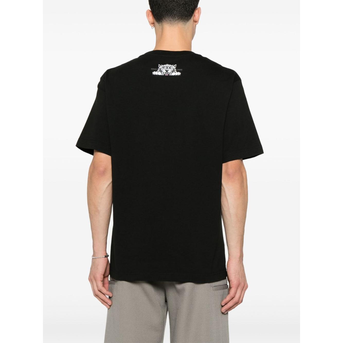 Kenzo T-shirts and Polos Black Topwear Kenzo Antique White