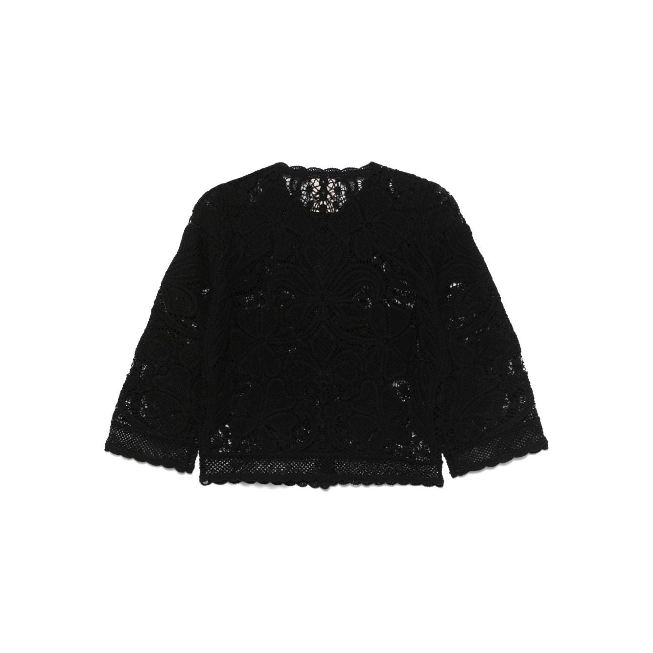 Semicouture Sweaters Black Topwear Semicouture Black