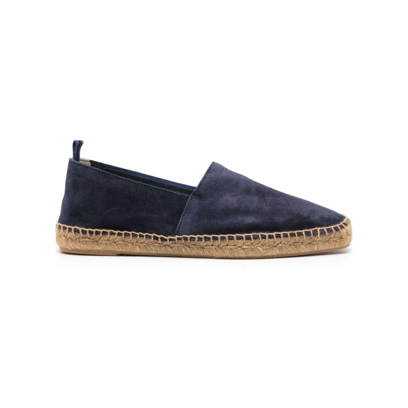 Castaner Suede Men Flat shoes Blue Espadrilles Castaner Dark Slate Gray