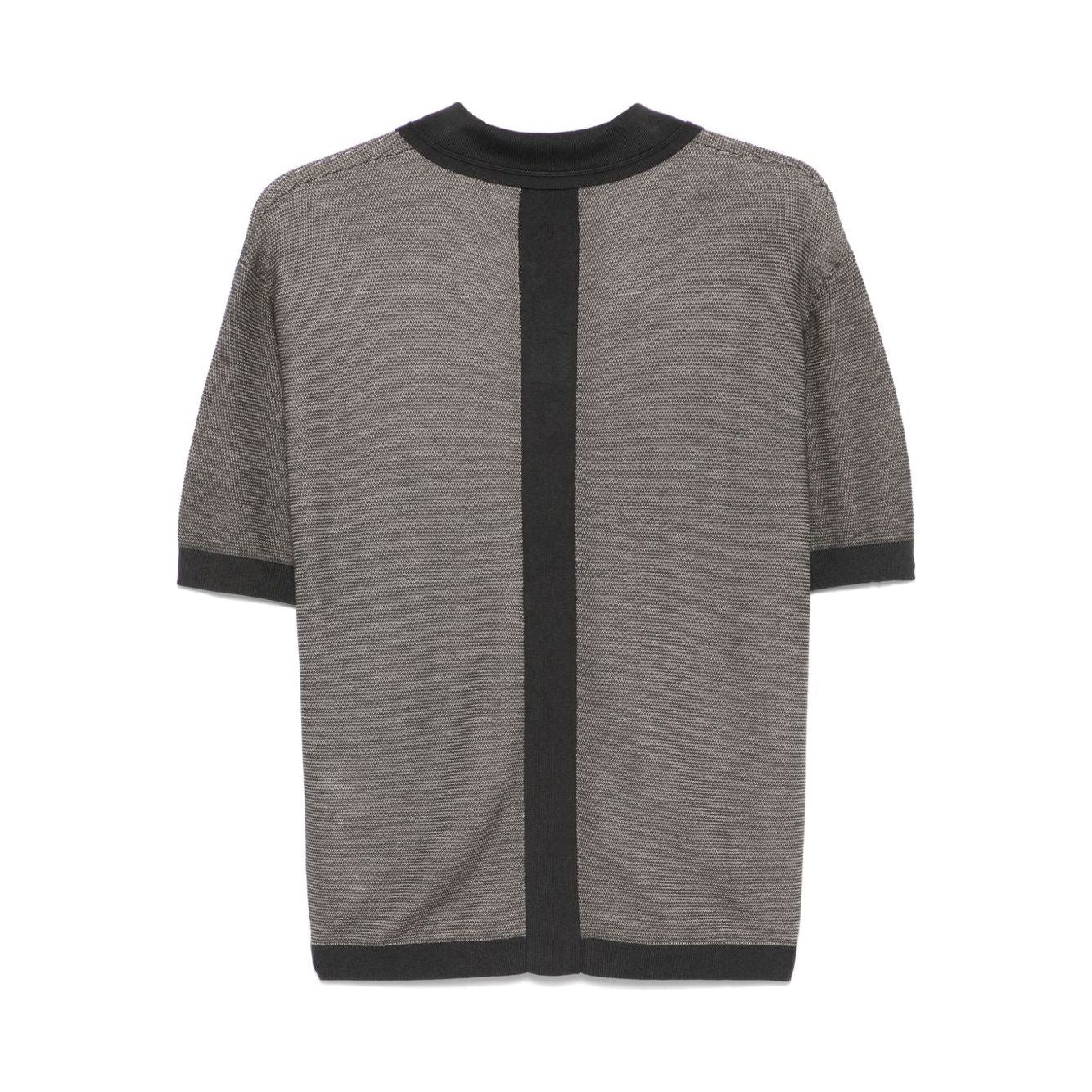 Emporio Armani logo patch polo Topwear Emporio Armani Dim Gray