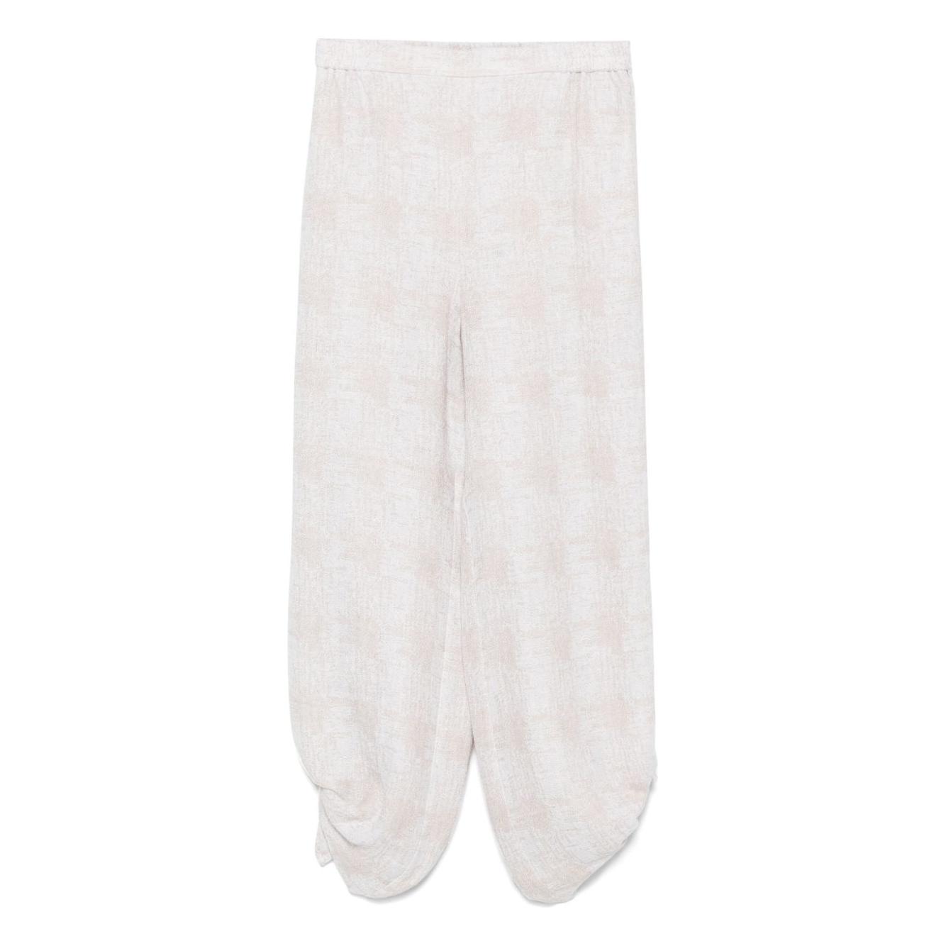 Emporio Armani Linen trousers Trousers Emporio Armani Antique White