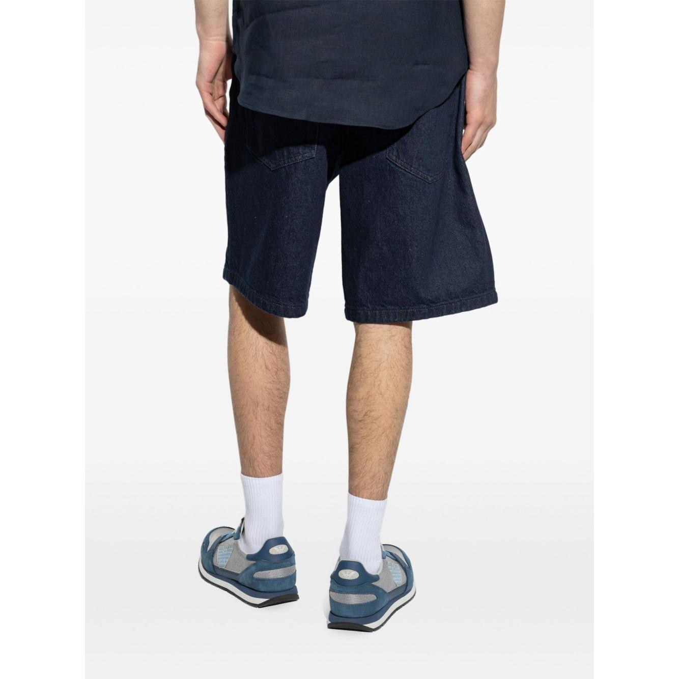 Emporio Armani Shorts Blue Short trousers Emporio Armani Dark Slate Gray