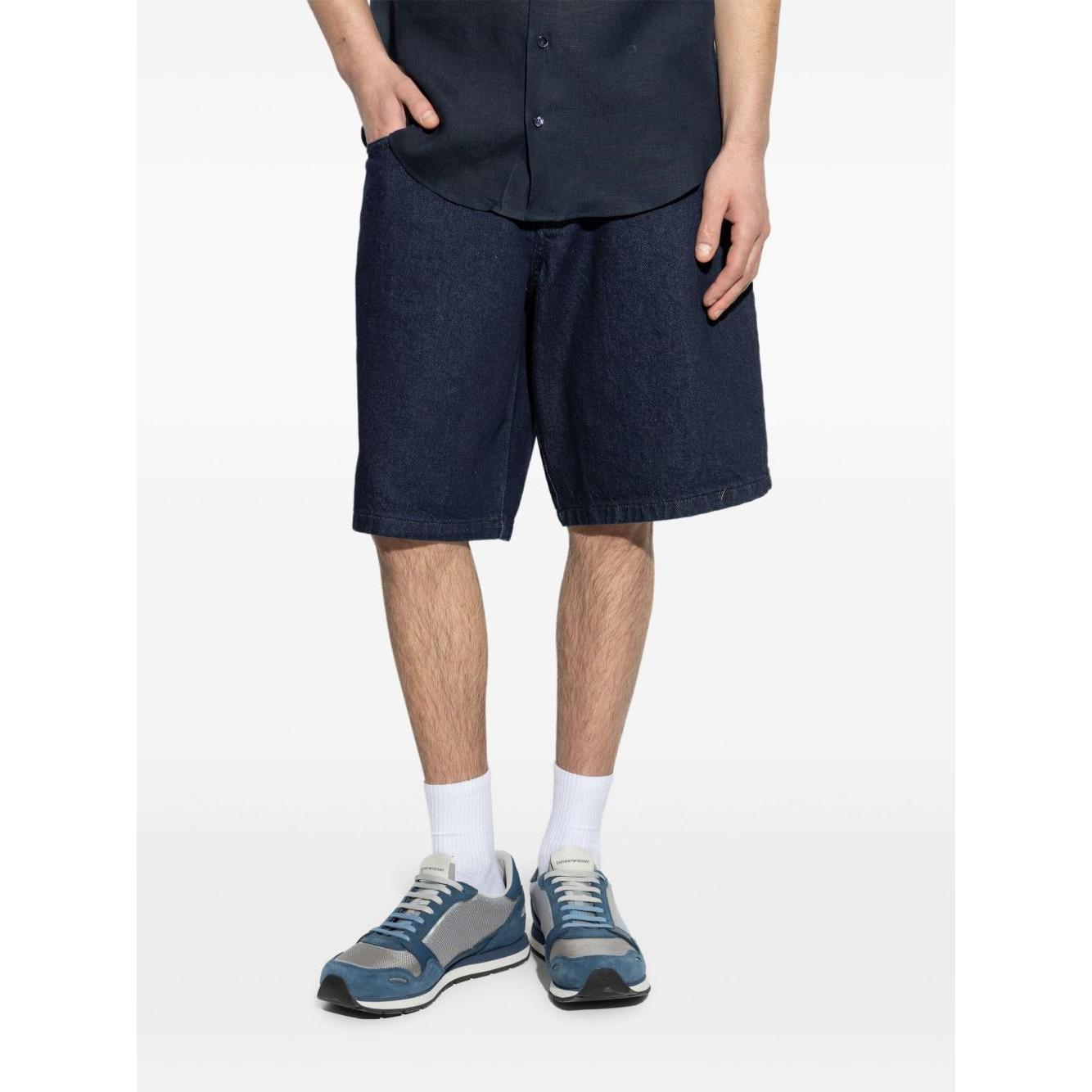 Emporio Armani Shorts Blue Short trousers Emporio Armani Dark Slate Gray