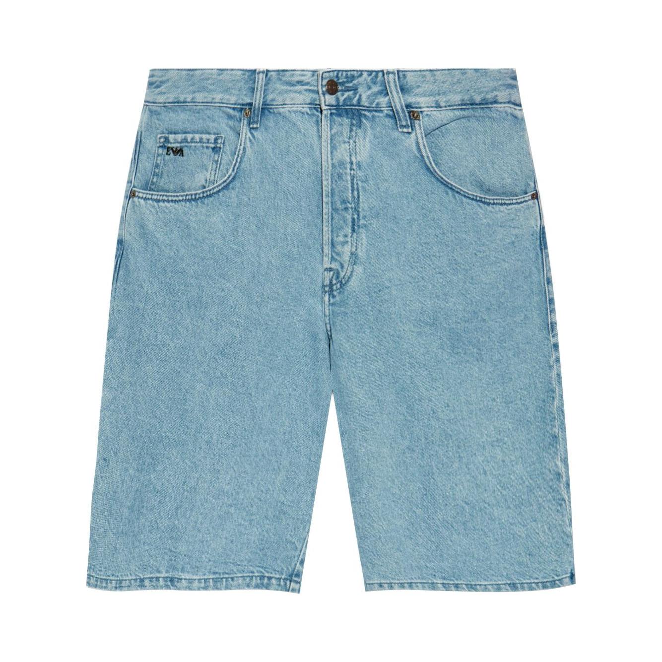 Emporio Armani Shorts Blue Short trousers Emporio Armani Cadet Blue