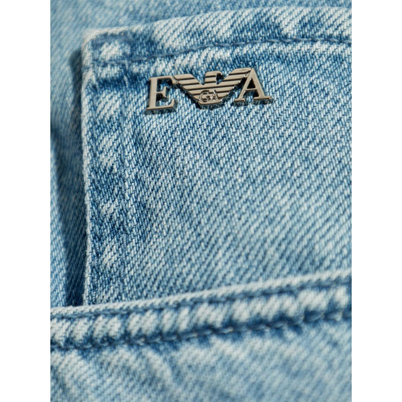 Emporio Armani Shorts Blue Short trousers Emporio Armani Light Slate Gray