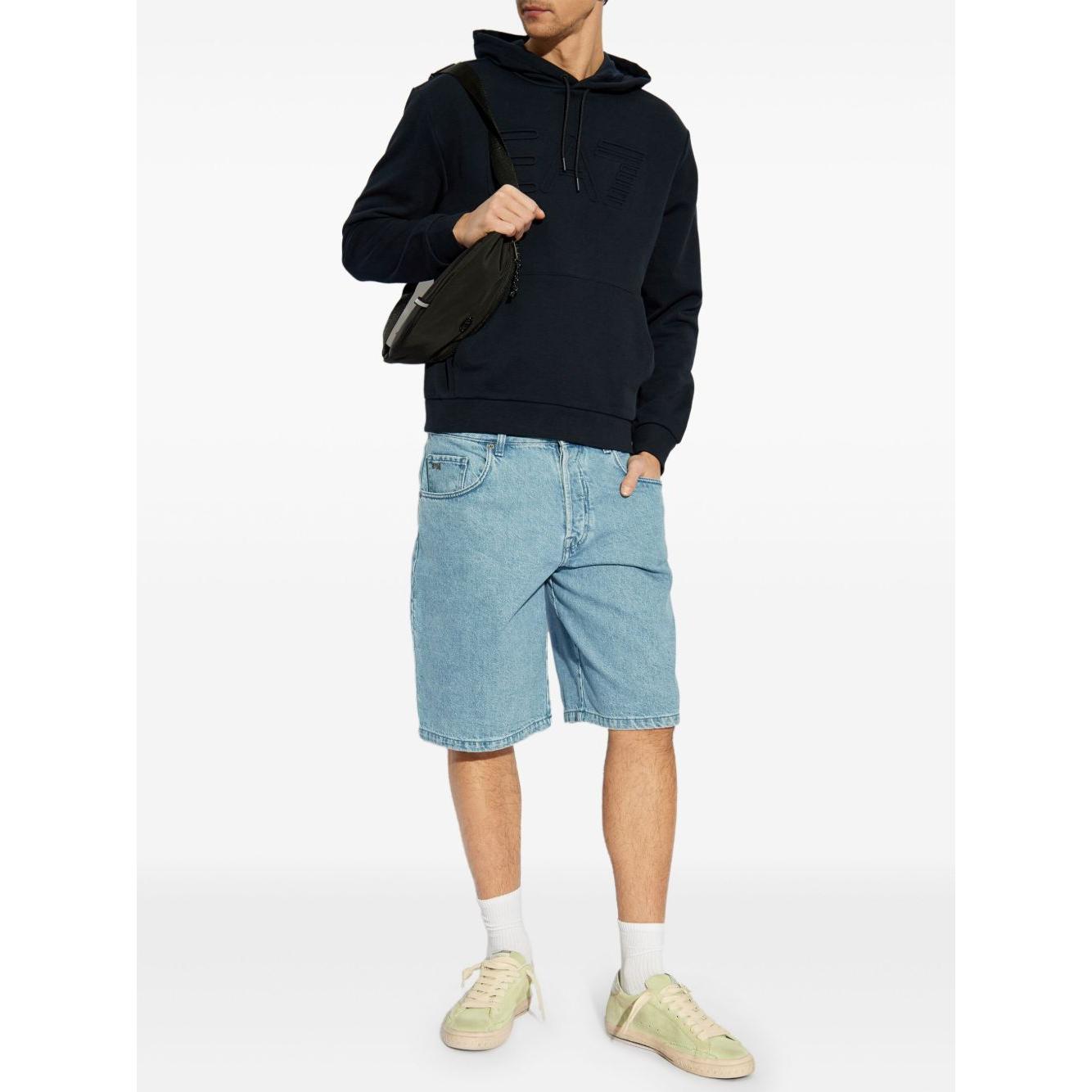 Emporio Armani Shorts Blue Short trousers Emporio Armani White Smoke