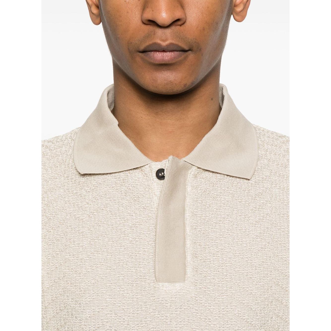 EMPORIO ARMANI CAPSULE T-shirts and Polos Beige Topwear Emporio Armani Antique White