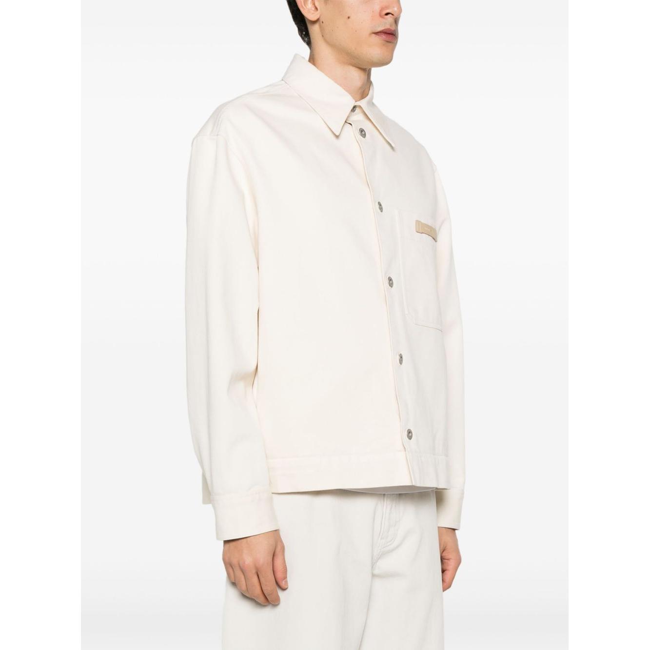 EMPORIO ARMANI CAPSULE Coats White Jackets Emporio Armani White Smoke