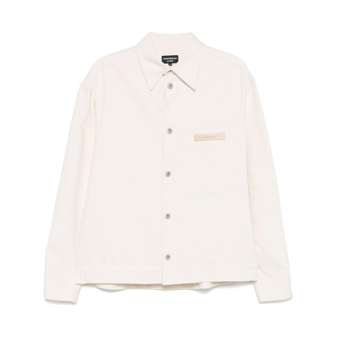 EMPORIO ARMANI CAPSULE Coats White Jackets Emporio Armani White Smoke