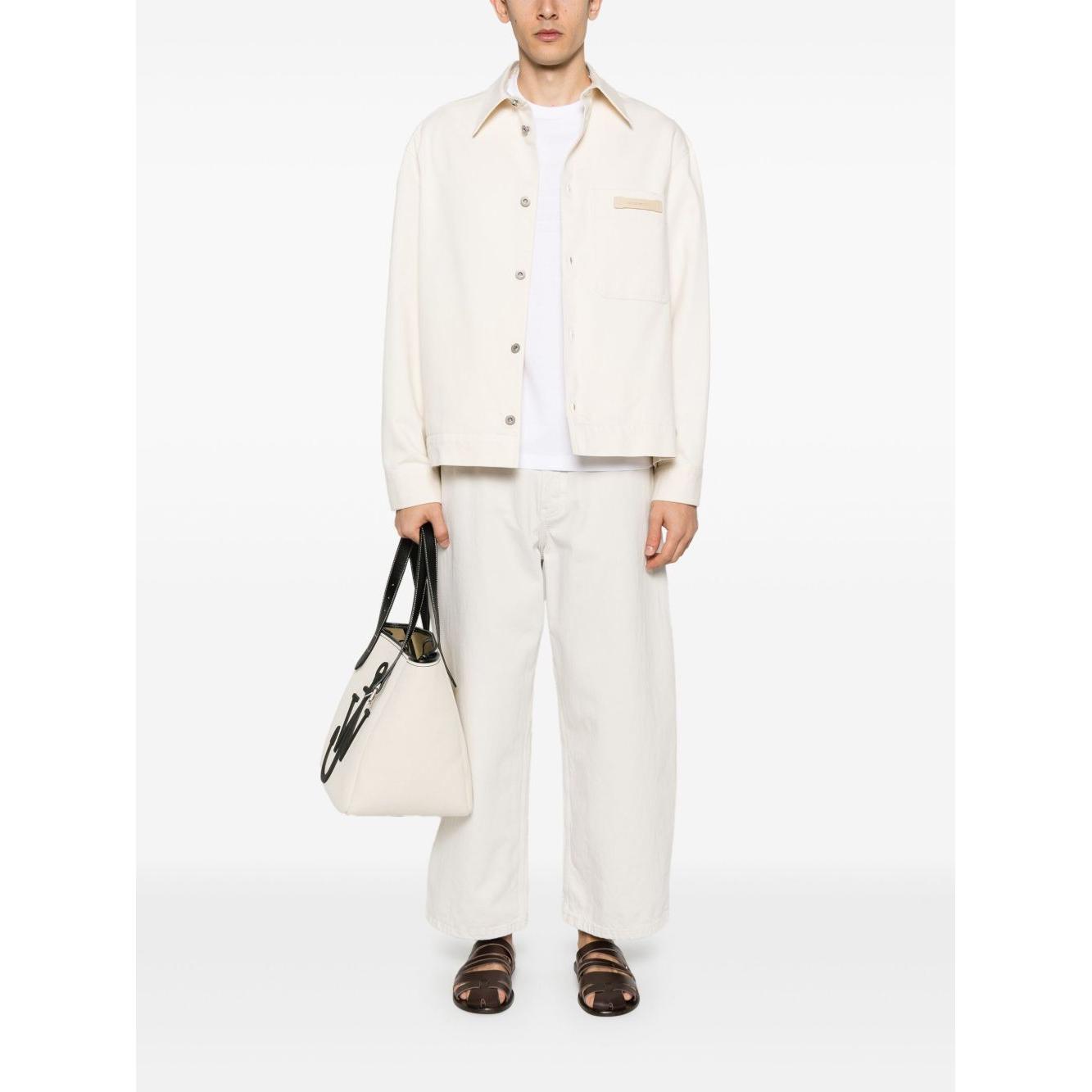 EMPORIO ARMANI CAPSULE Coats White Jackets Emporio Armani White Smoke