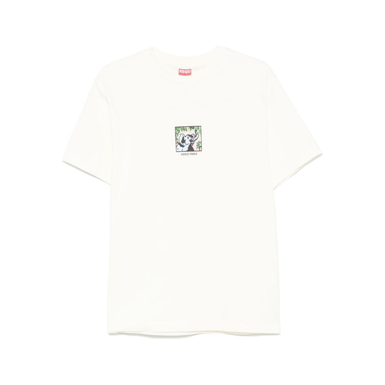 Kenzo T-shirts and Polos White Topwear Kenzo Floral White