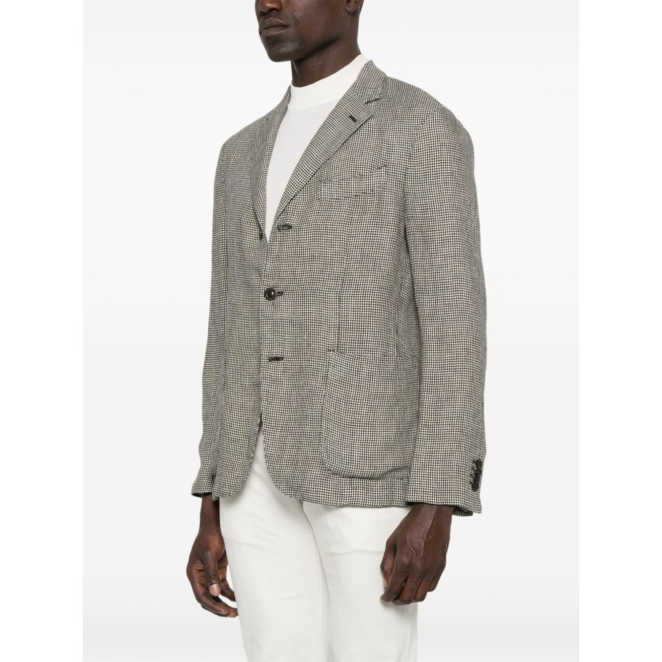 Boglioli Linen Jackets Grey Jackets Boglioli White Smoke