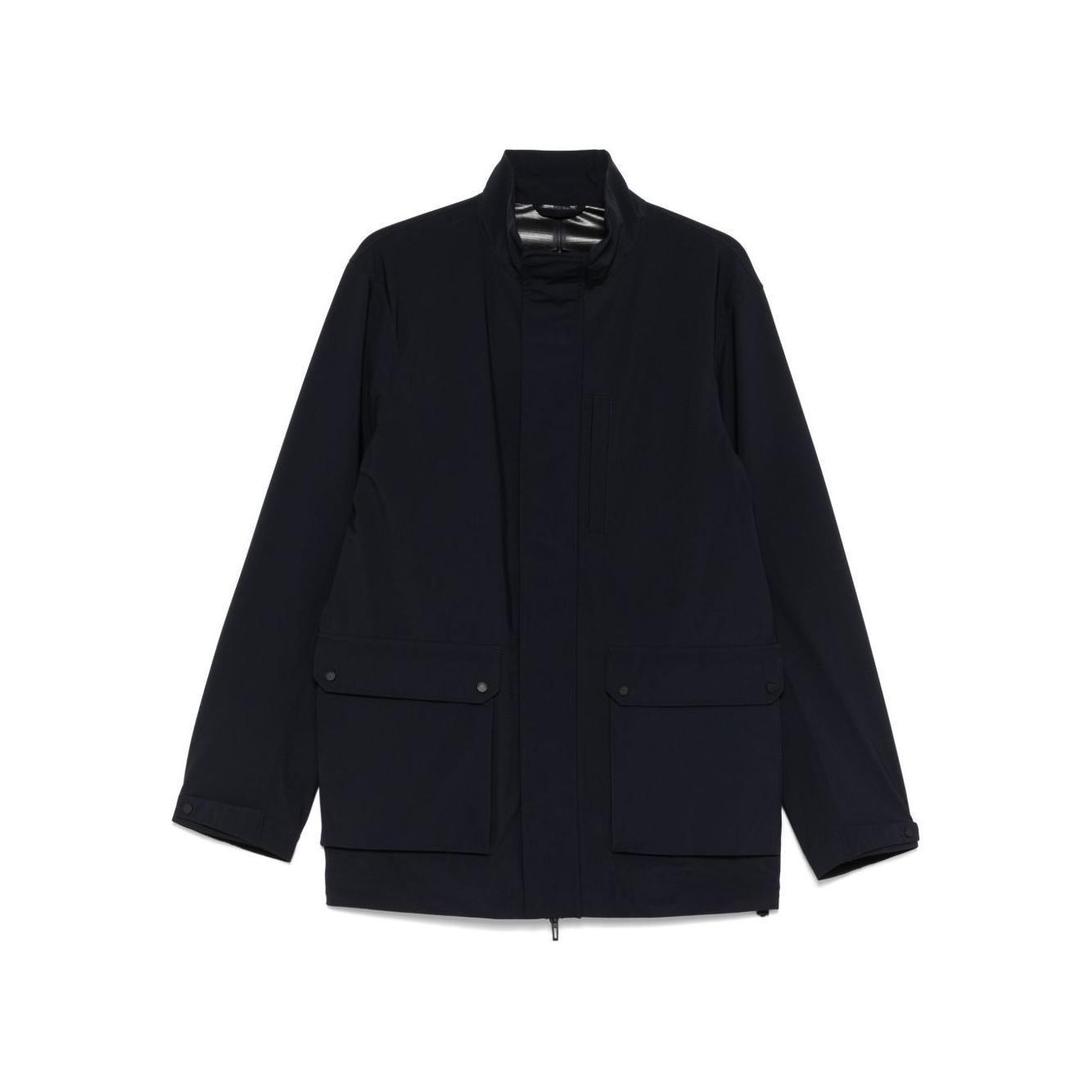 EMPORIO ARMANI CAPSULE Coats Blue Jackets Emporio Armani Black