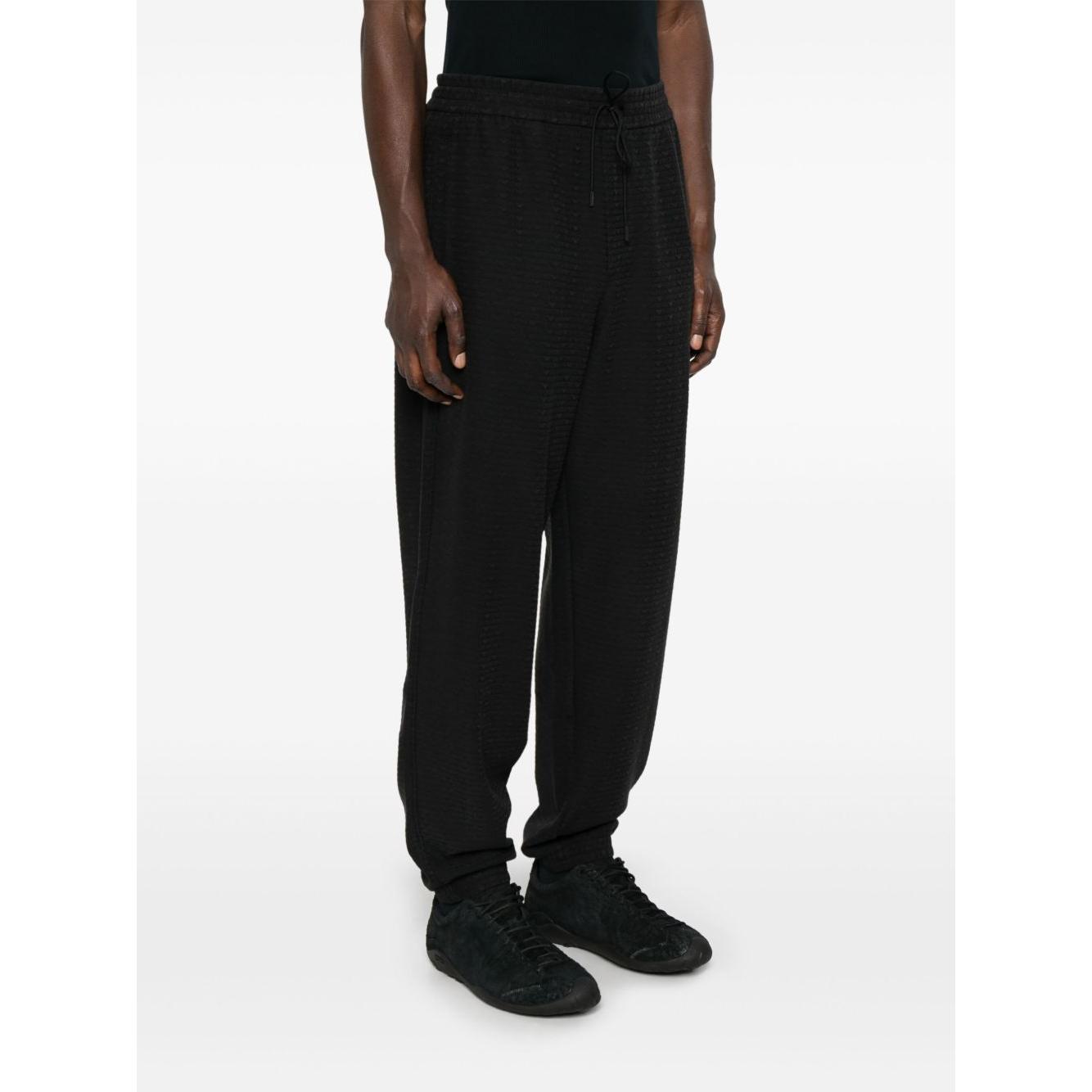 Emporio Armani Trousers Black Trousers Emporio Armani White Smoke