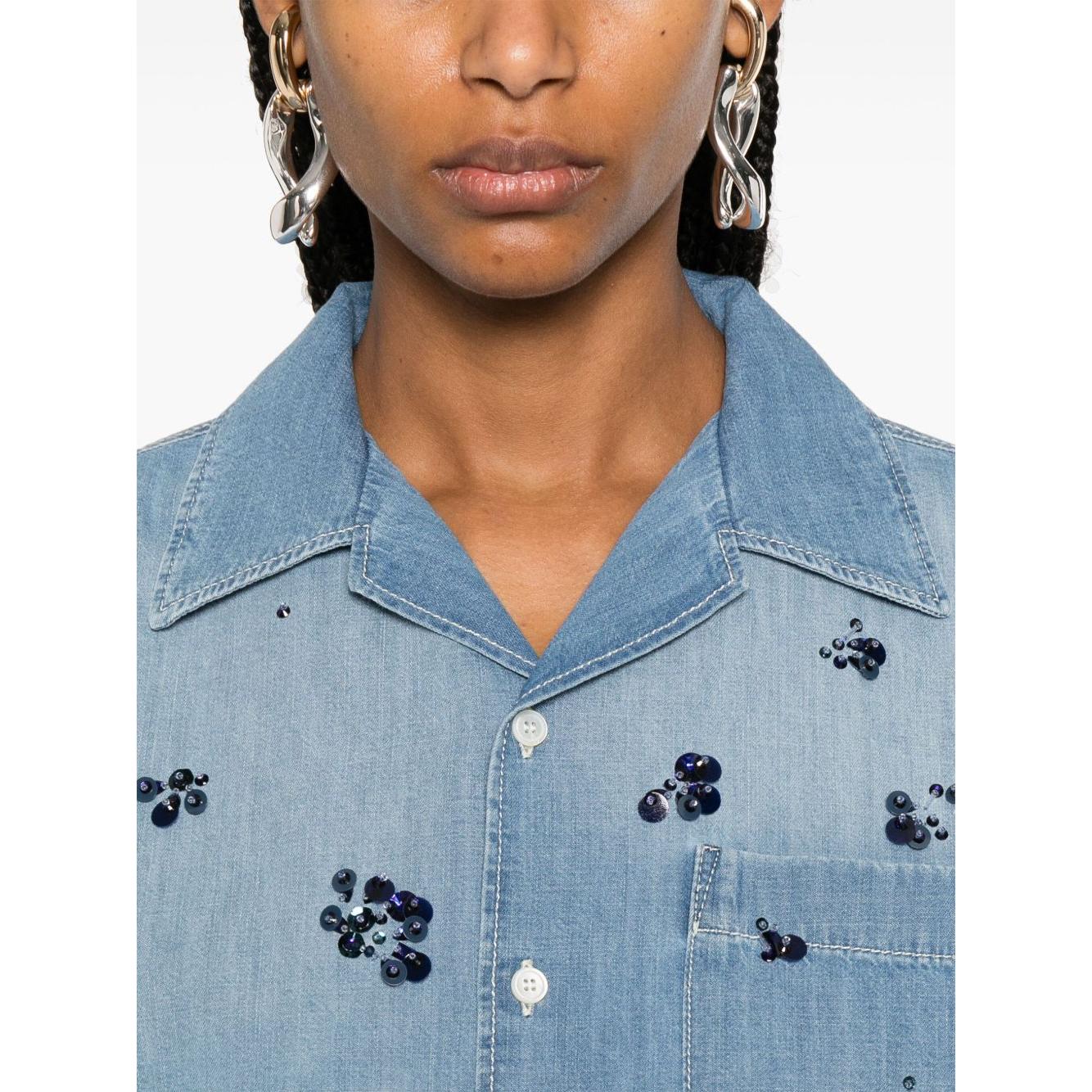 Fabiana Filippi Shirts Clear Blue