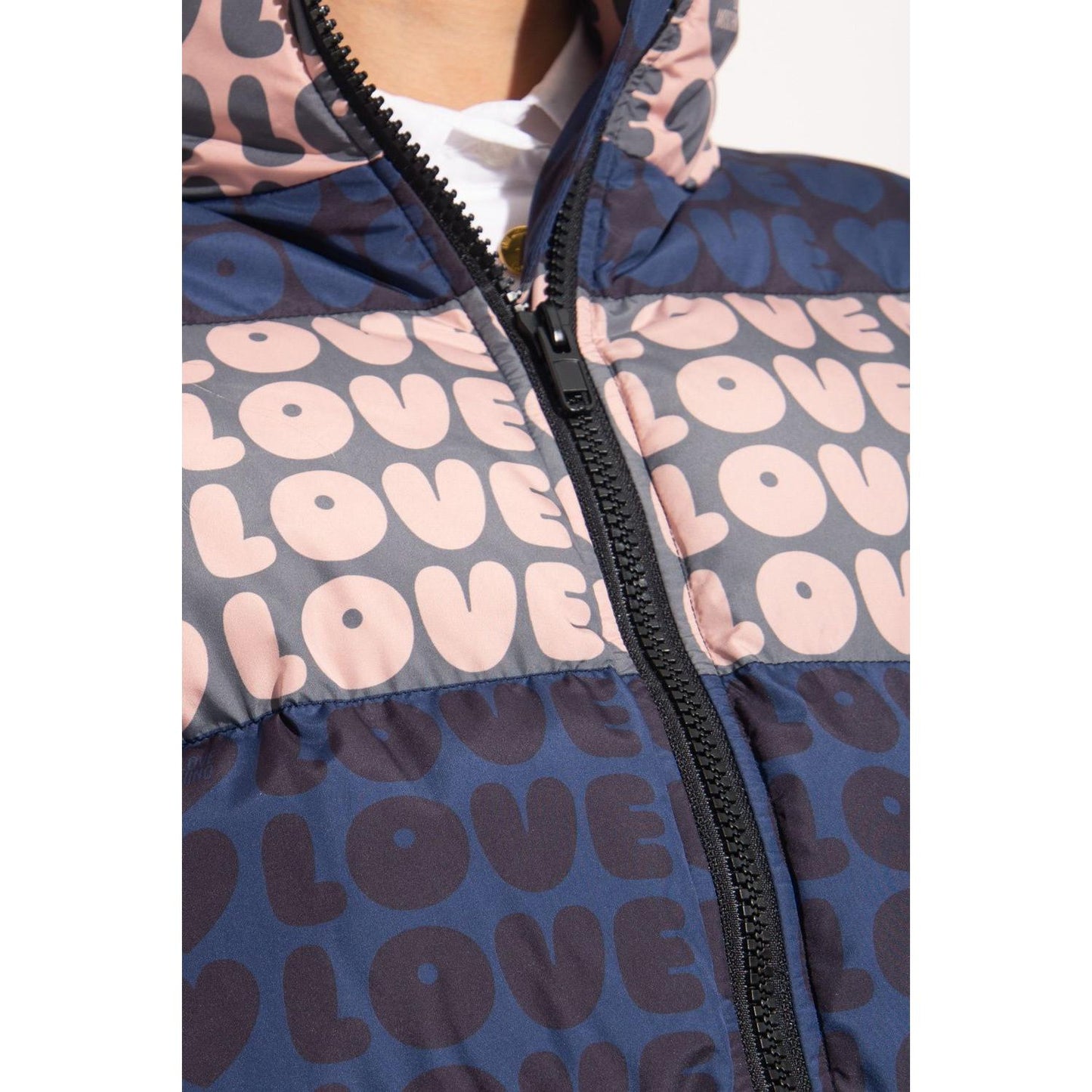 Love Moschino Multicolor Polyester Women Jacket Love Moschino Dim Gray