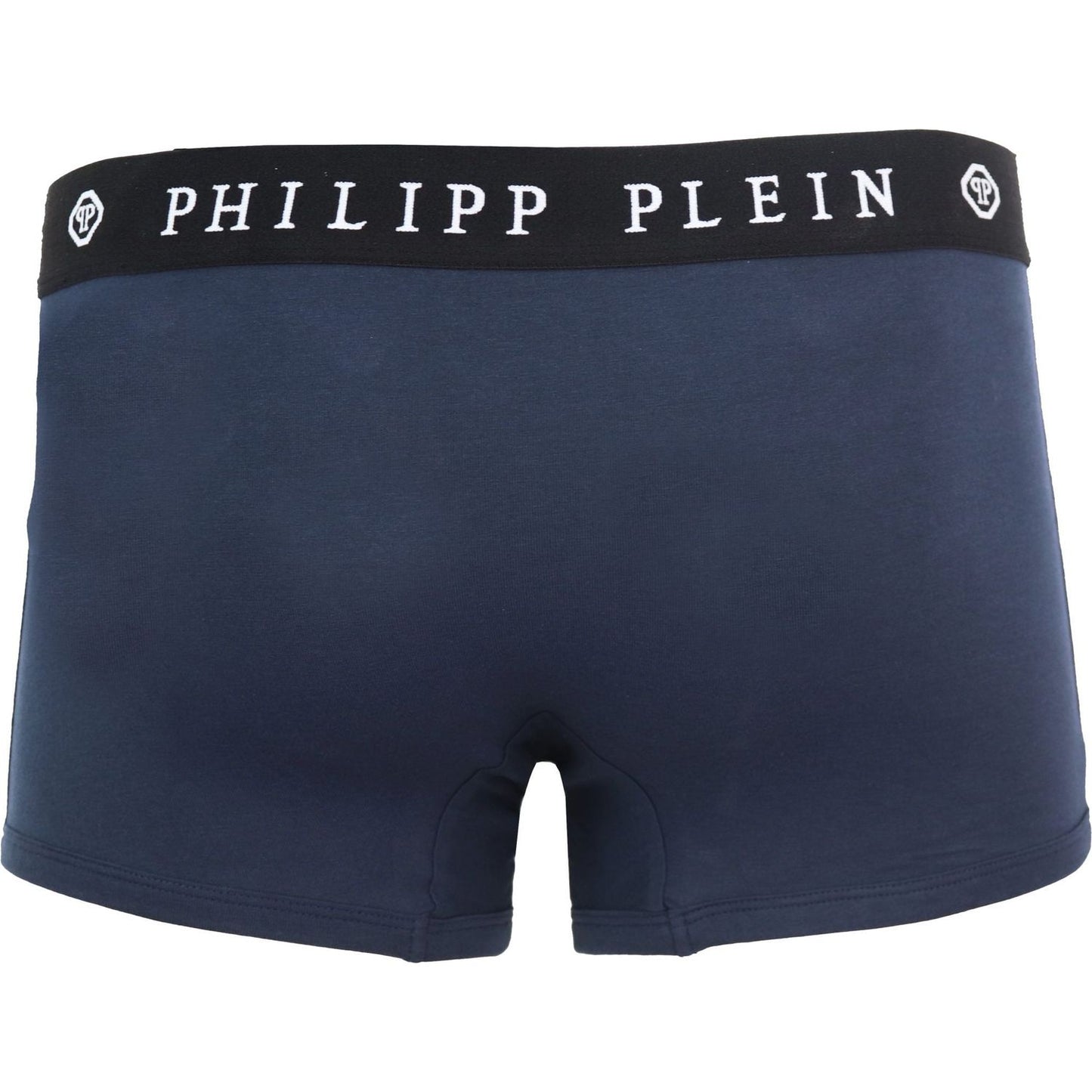 Philipp Plein Blue Cotton Men Boxer Philipp Plein Dark Slate Gray