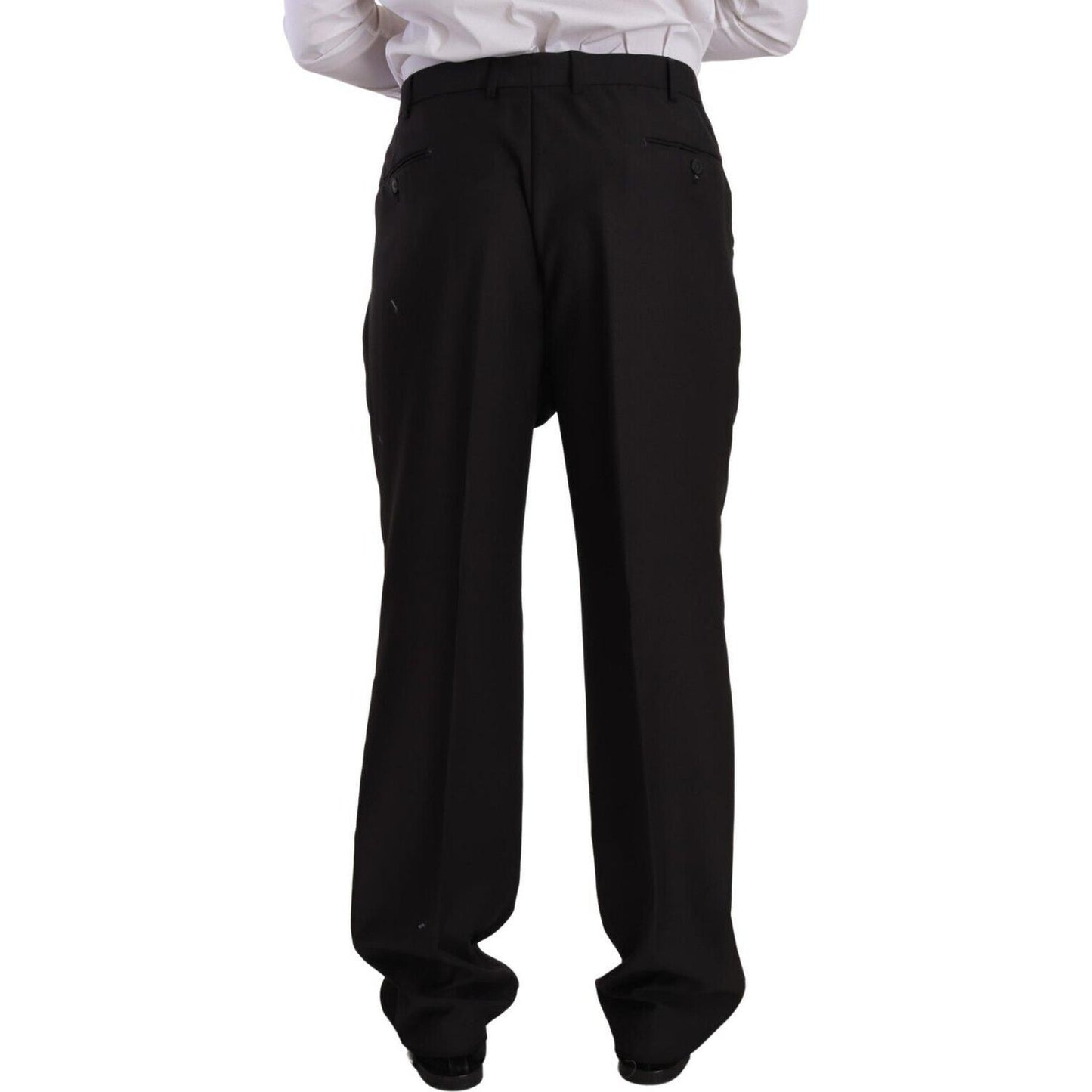 Domenico Tagliente Elegant Grey Two-Piece Suit for Men Domenico Tagliente Black