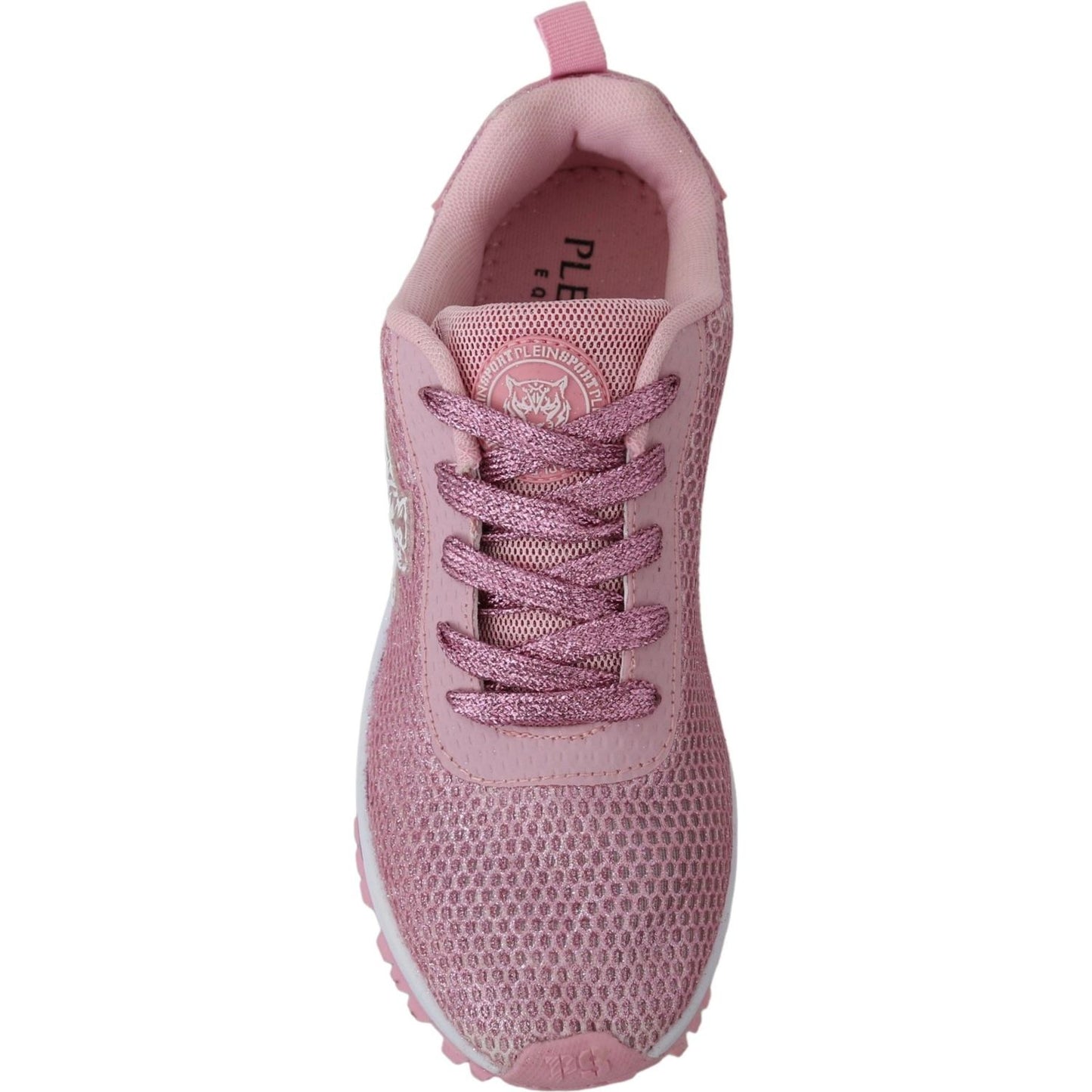 Plein Sport Chic Powder Pink High-Craft Sneakers Plein Sport Rosy Brown