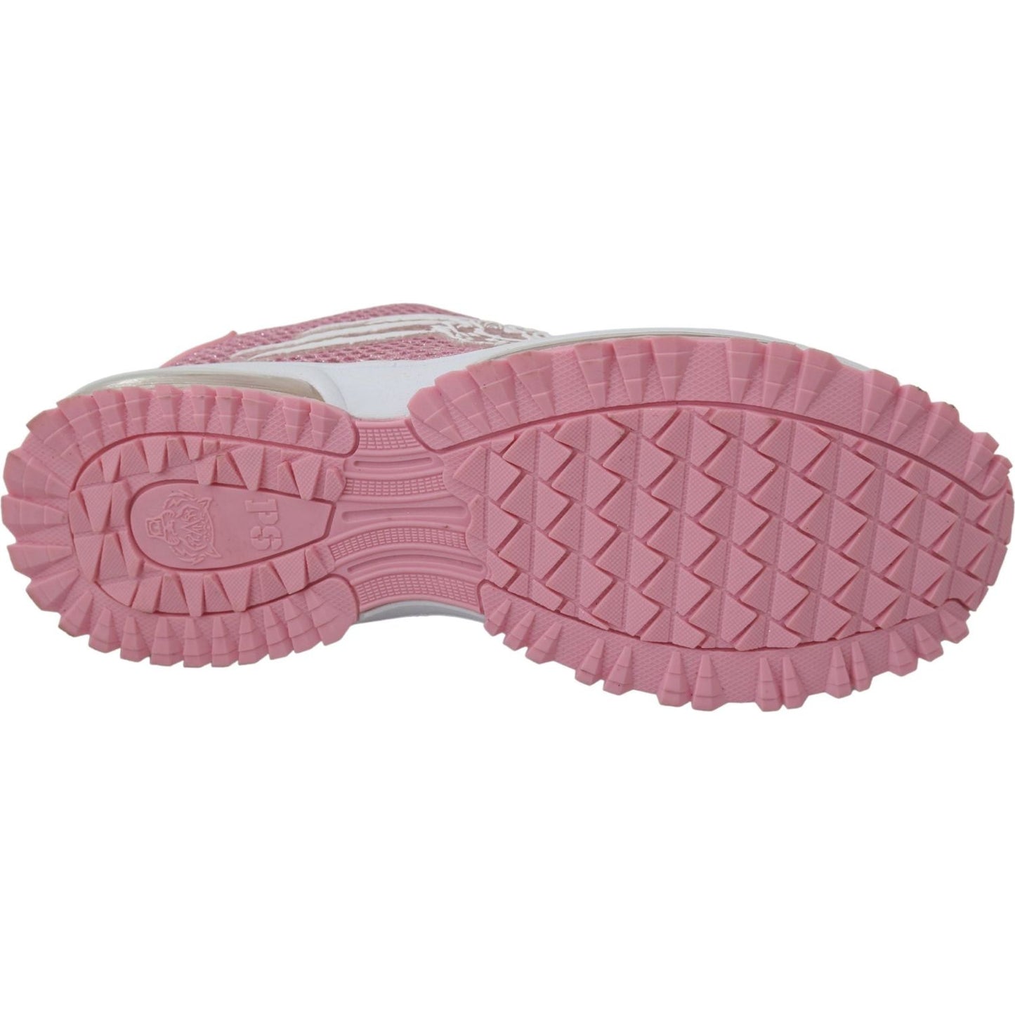 Plein Sport Chic Powder Pink High-Craft Sneakers Plein Sport Rosy Brown