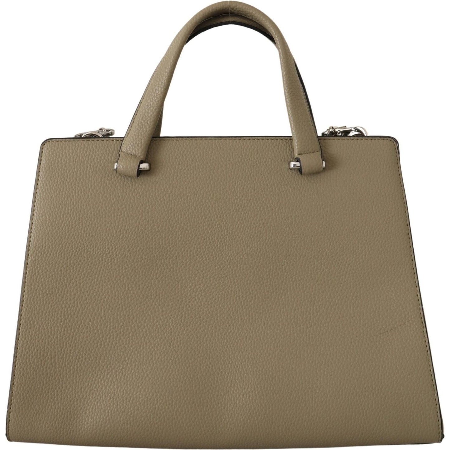 Karl Lagerfeld Enchanting Sage Green Leather Tote Karl Lagerfeld Dim Gray