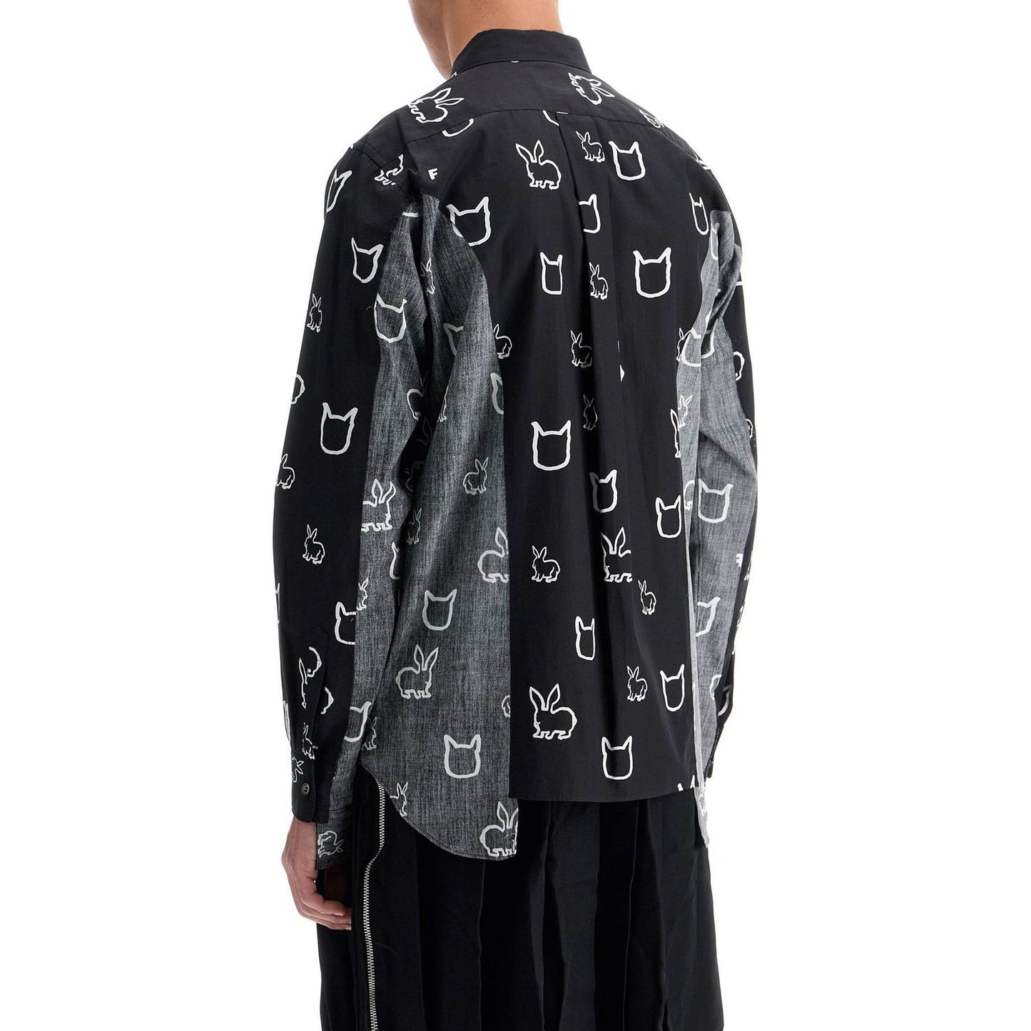 COMME DES GARCONS BLACK "shirt with inside-out Shirts COMME DES GARCONS BLACK Black