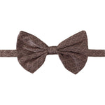 Dolce & Gabbana Elegant Silk Gray Bow Tie - Men's Formalwear Dolce & Gabbana Dim Gray