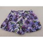 Dolce & Gabbana Purple Anemone High Waist Hot Pants Shorts SKI1837- 42