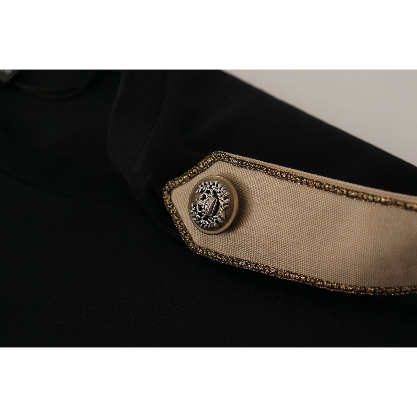 Dolce & Gabbana Chic Black Logo Cotton Tee for Women Dolce & Gabbana Rosy Brown