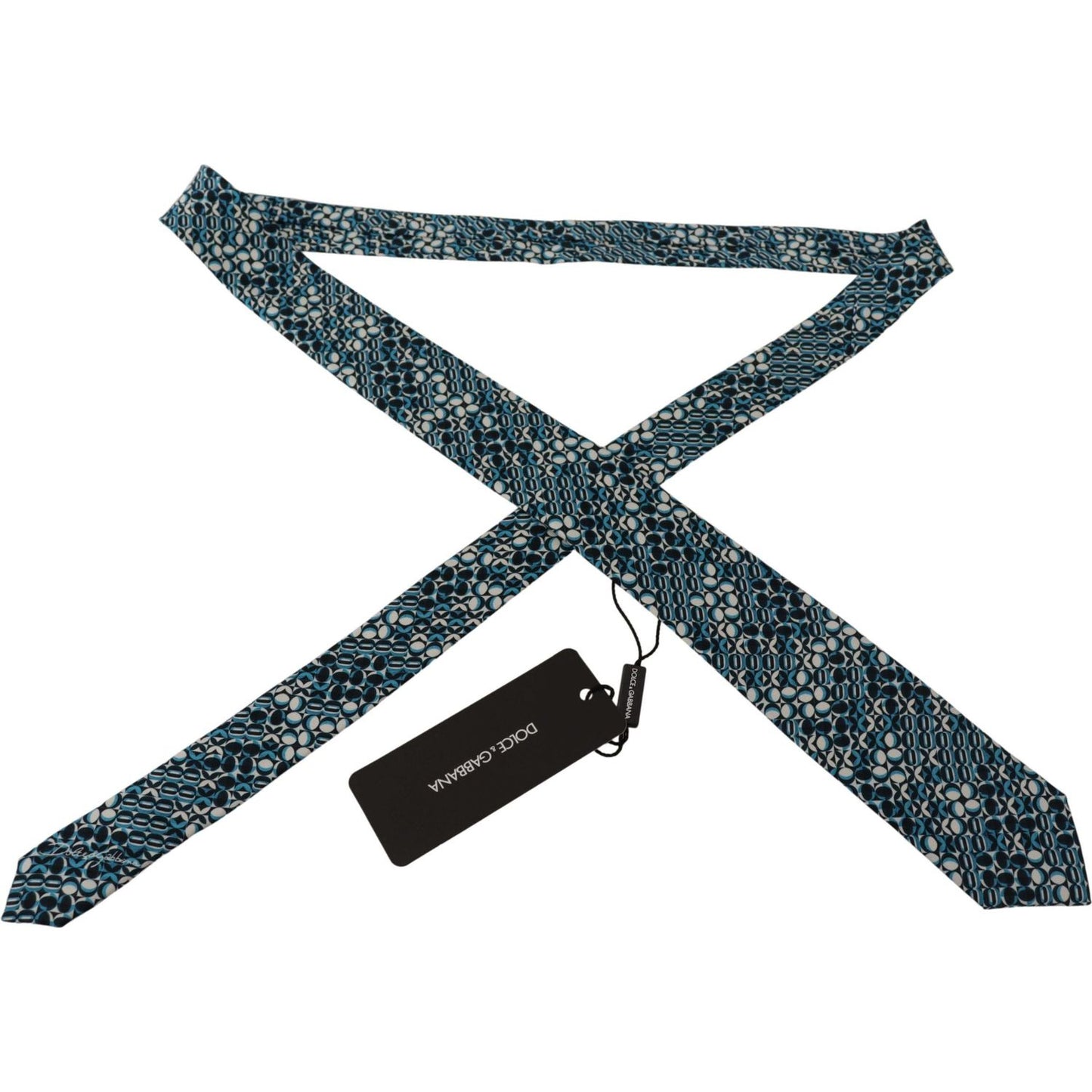 Dolce & Gabbana Elegant Silk Blue Bow Tie Dolce & Gabbana Dark Slate Gray
