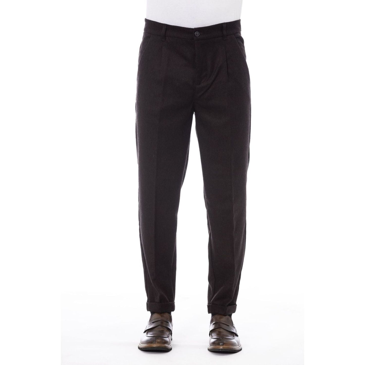 Alpha Studio Trousers Trousers Alpha Studio White Smoke