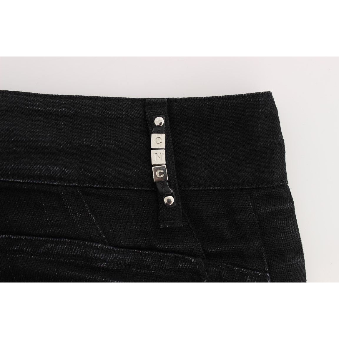 Costume National Elegant Black Slouchy Fit Jeans for Trendsetters Jeans & Pants Costume National Black