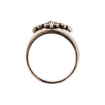 Nialaya Exquisite Silver Statement Ring for Men Ring Nialaya Dark Slate Gray