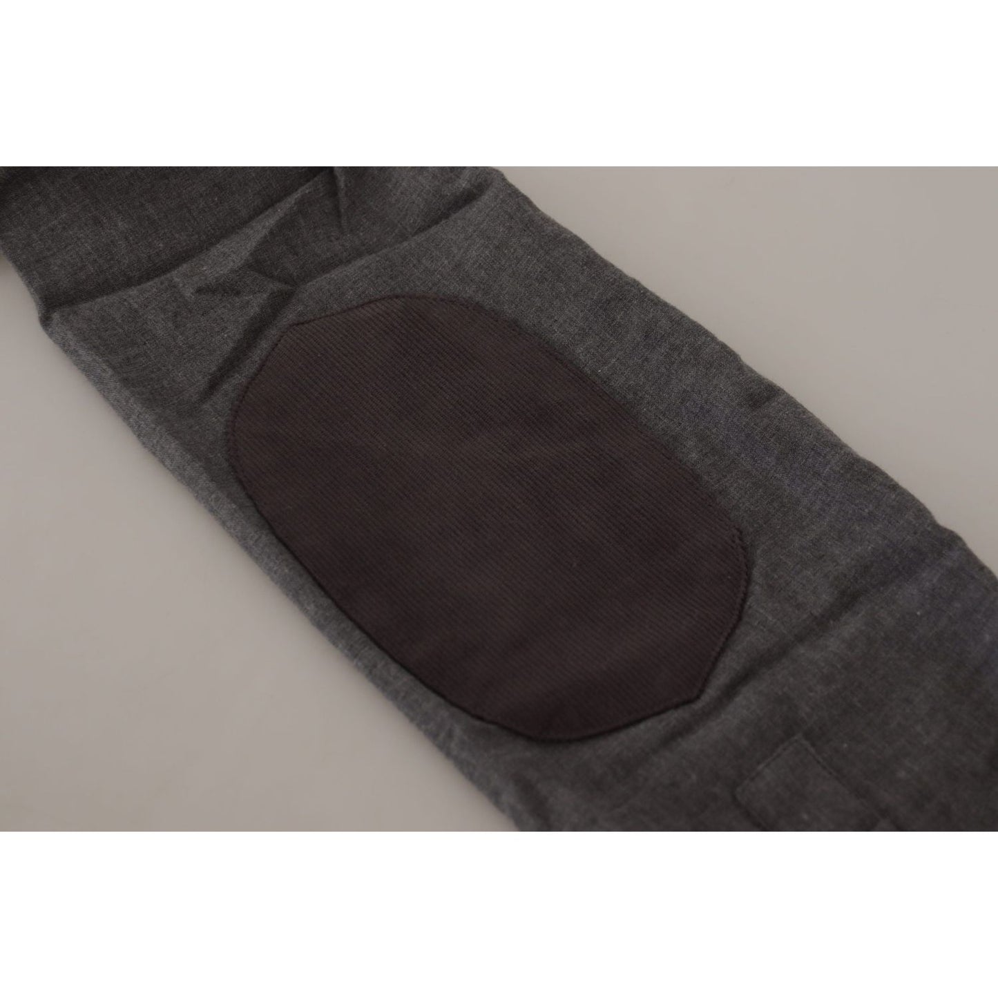 Costume National Sleek Gray Cotton Casual Button Front Shirt Costume National Dark Gray