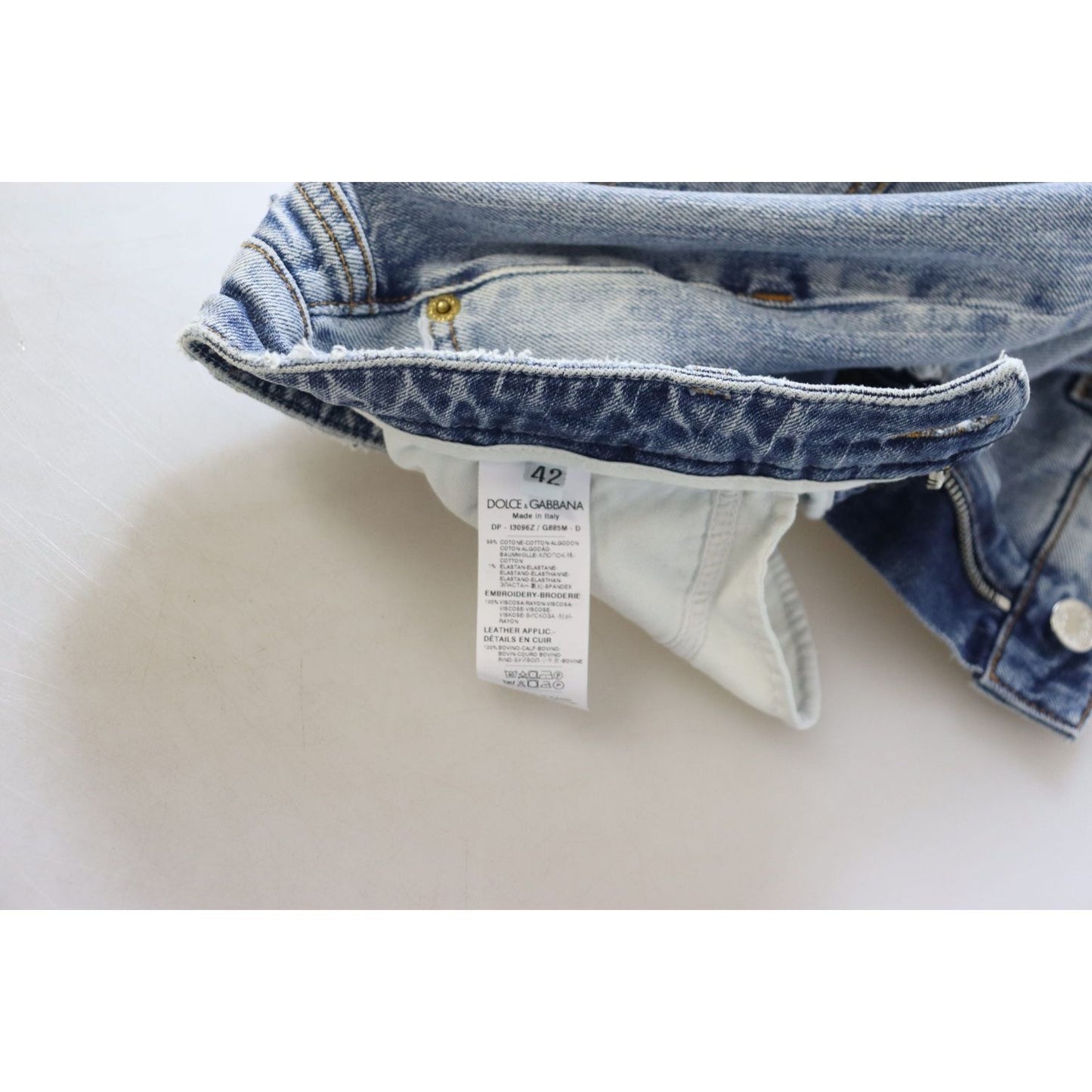 Dolce & Gabbana Elegant Skinny Fit Denim for Sophisticated Style Dolce & Gabbana Gray