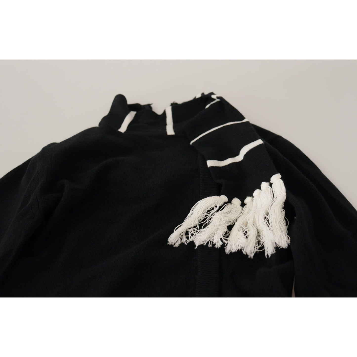 Dolce & Gabbana Elegant Black Cashmere Turtleneck Sweater Dolce & Gabbana Black