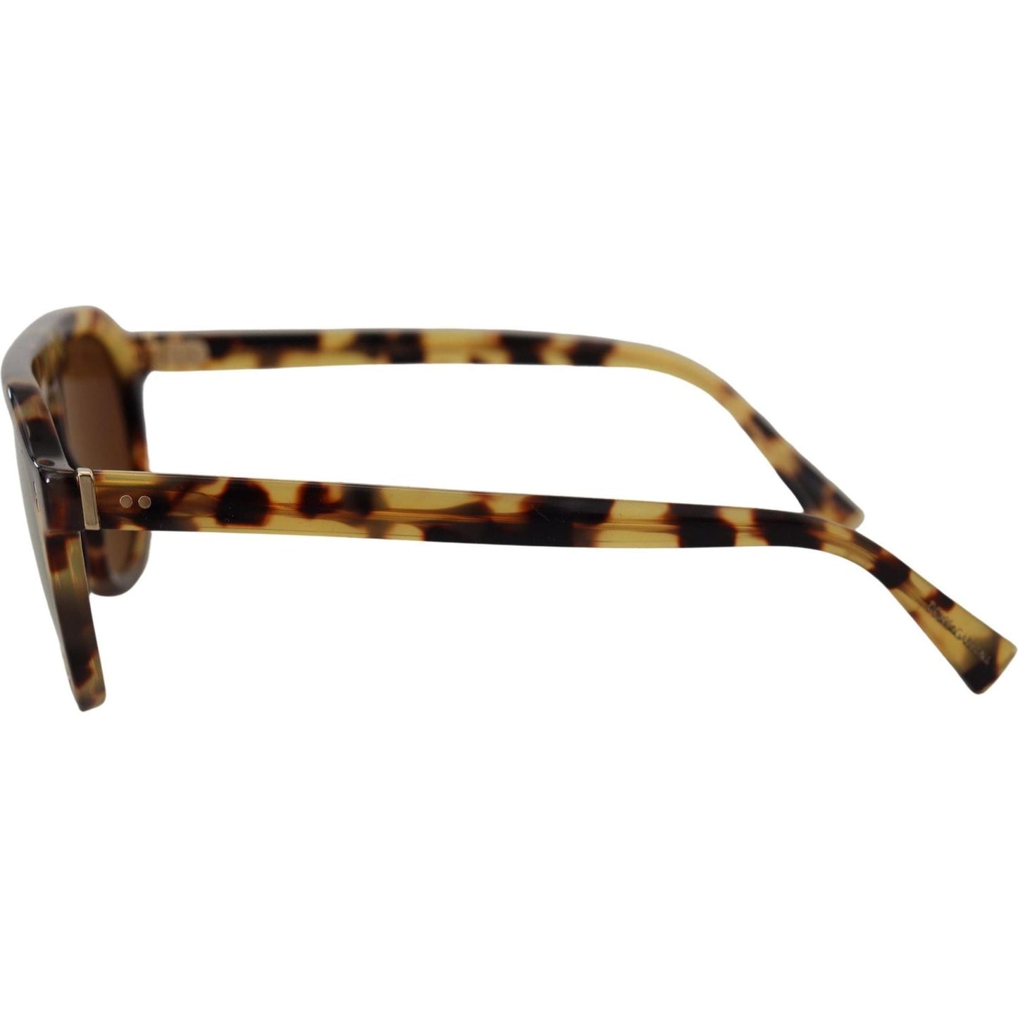 Dolce & Gabbana Chic Tortoiseshell Acetate Sunglasses Dolce & Gabbana Dark Slate Gray