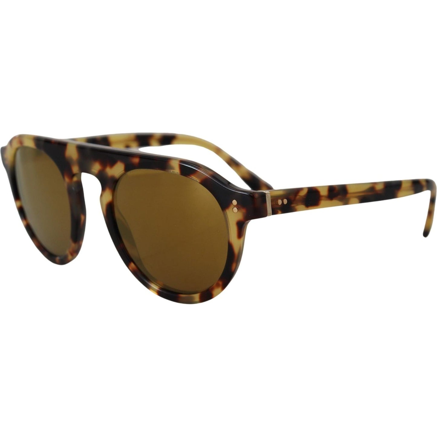 Dolce & Gabbana Chic Tortoiseshell Acetate Sunglasses Dolce & Gabbana Dark Olive Green
