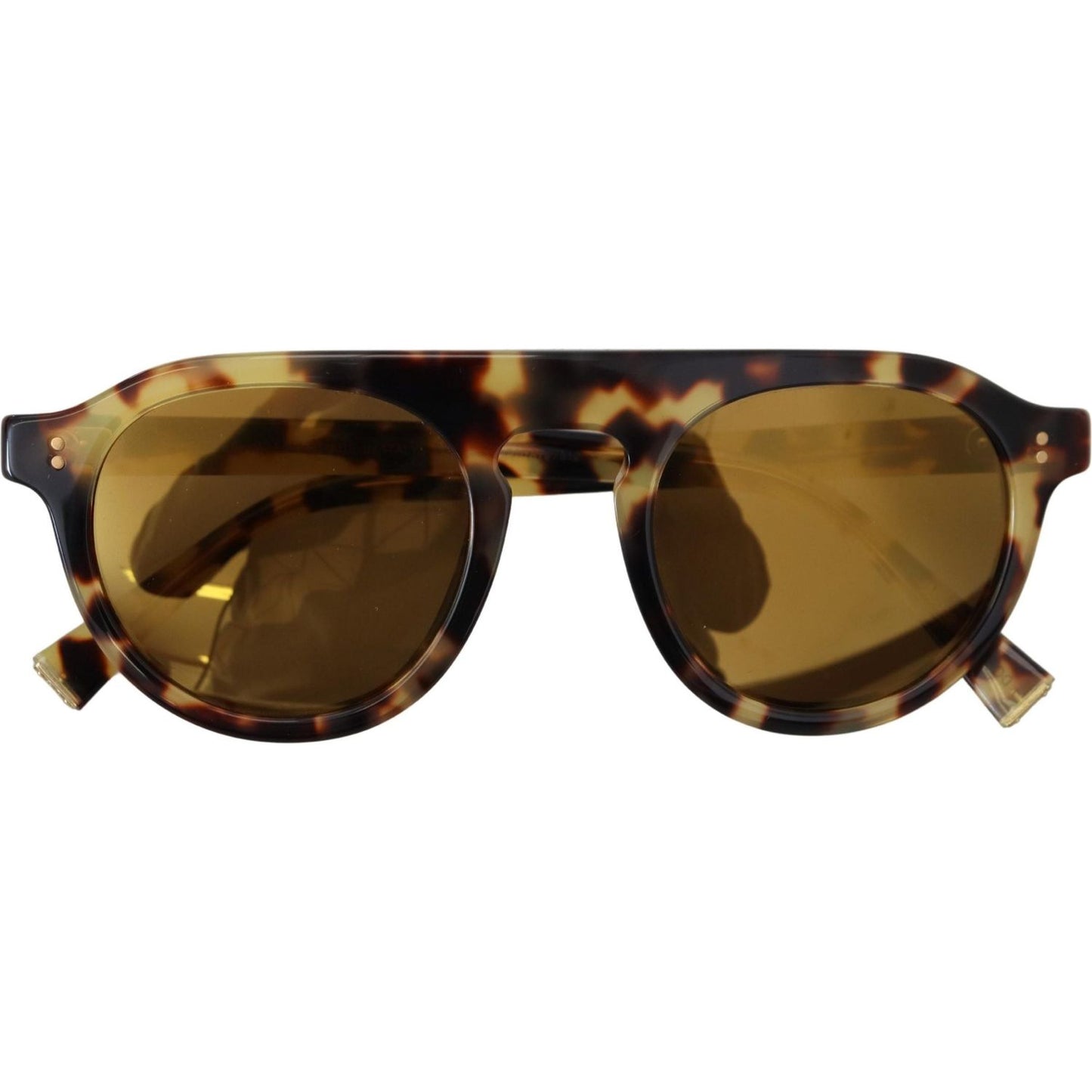 Dolce & Gabbana Chic Tortoiseshell Acetate Sunglasses Dolce & Gabbana Dark Slate Gray