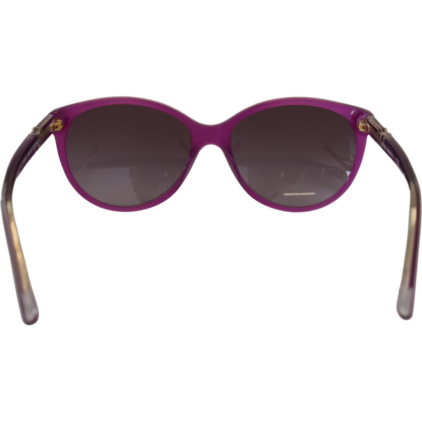 Dolce & Gabbana Chic Purple Acetate Round Sunglasses Dolce & Gabbana Dark Slate Gray