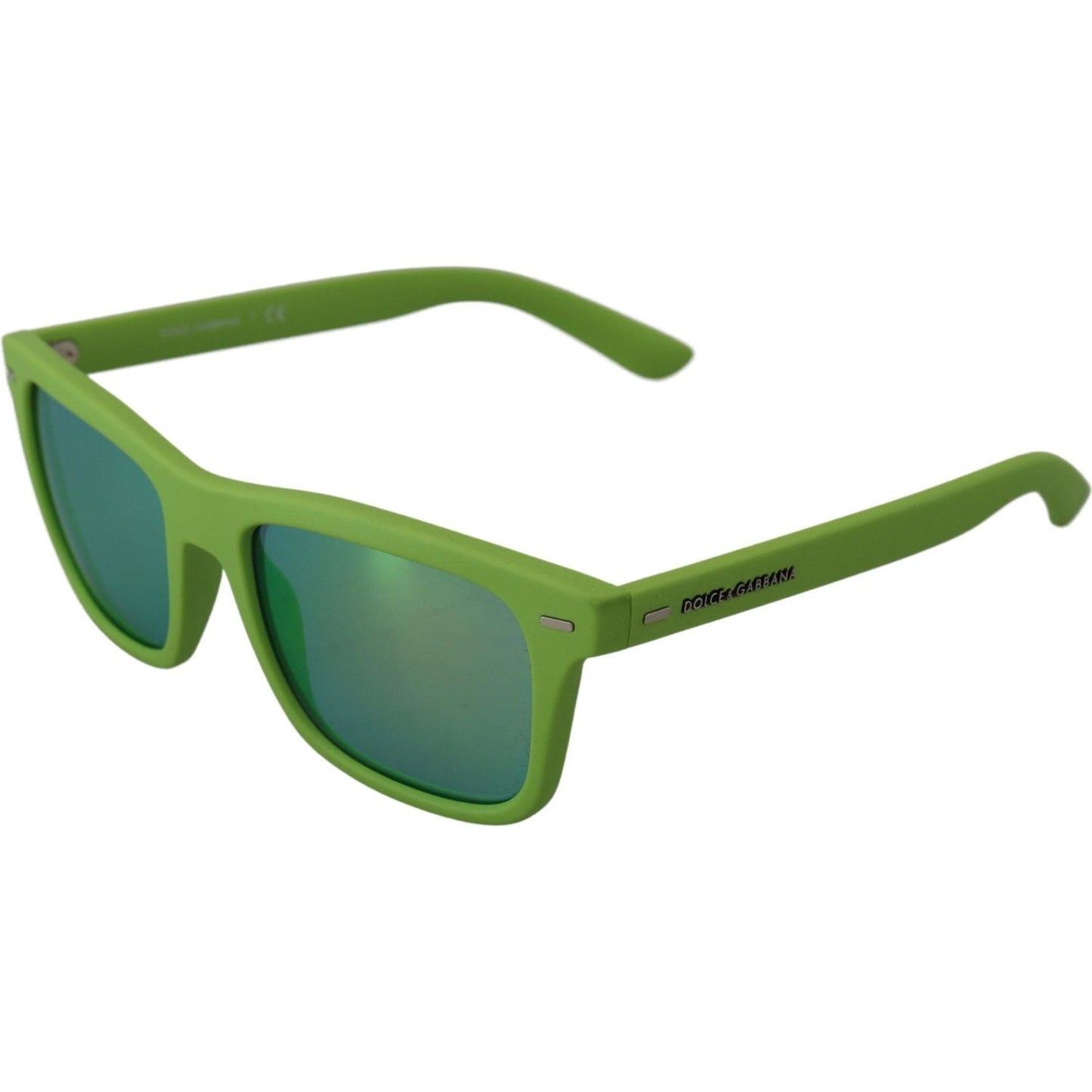 Dolce & Gabbana Acid Green Chic Full Rim Sunglasses Dolce & Gabbana Dark Olive Green