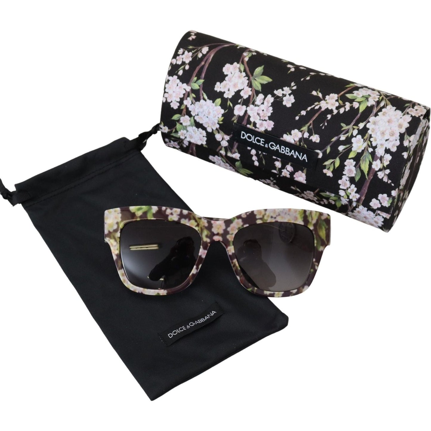 Dolce & Gabbana Elegant Multicolor Gradient Sunglasses Dolce & Gabbana Black